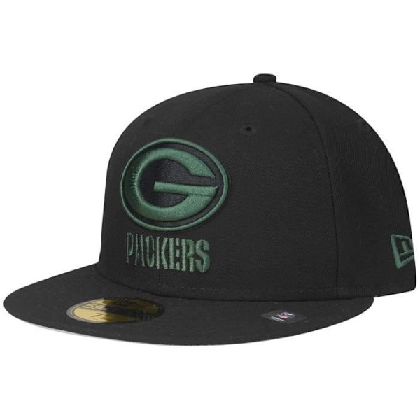 New Era 59Fifty cap - Green Bay Packers - Herre - 100% polyester Svart 7