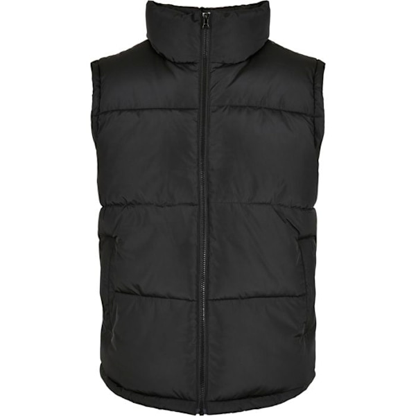 Jakke - Urban Classics - Block Puffer - Sort - Polstring - Høj krave svart/svart S