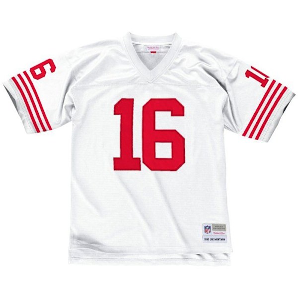 NFL Perintö Paita - San Francisco 49ers 1990 Joe Montana Vit jag