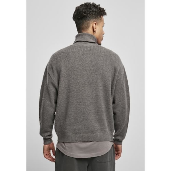 Pull Urban Classics oversized rullehals - mørkegrå Mørkegrå XL