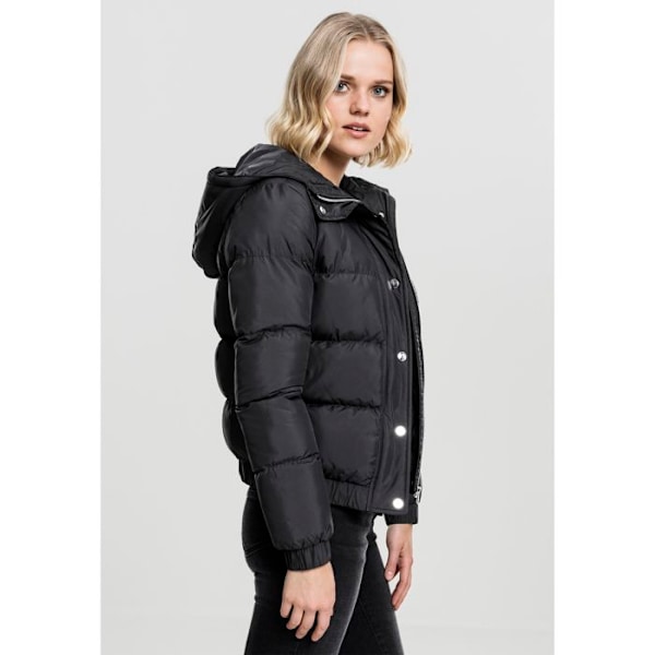 Damsk parka - Urban Classic - Huva - Svart - Multisport - Vuxen svart jag