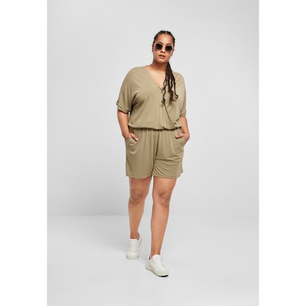 Combishort dame - Urban Classics - Modal - Oliven grøn - Store størrelser - Behagelig grön khaki XXXXXL