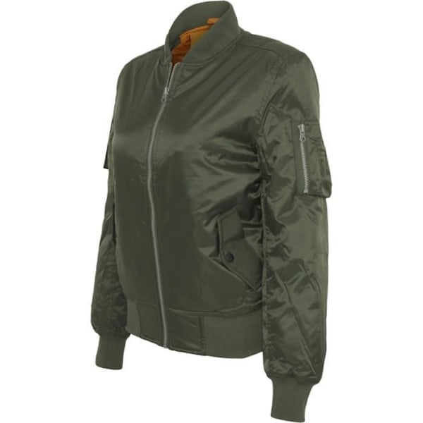 Urban Classics Woman - BASIC BOMBERJACKA oliv Grön XS