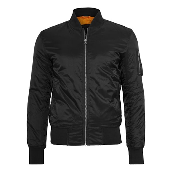 Jacka - Urban Classics - Basic Bomberjacka - Beige - Unisex - Orange foder beige M