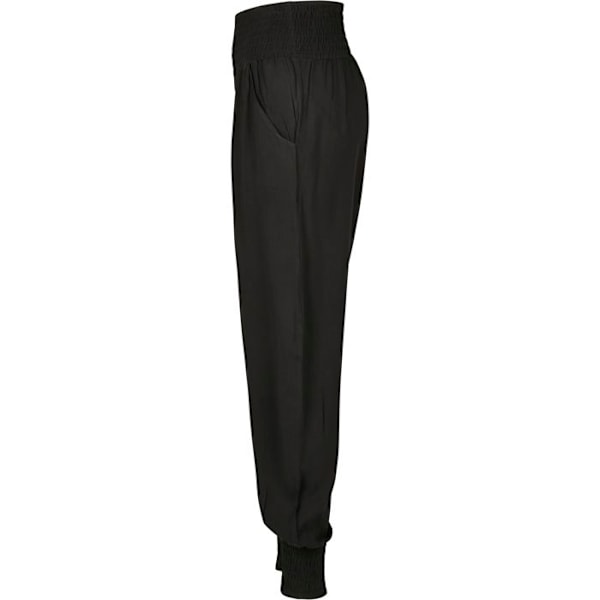 Naisten suurikokoiset housut - Urban Classic - Sarong - Harmaa - Ylimitoitettu vyö - Mukavat taskut svart vit XXXL