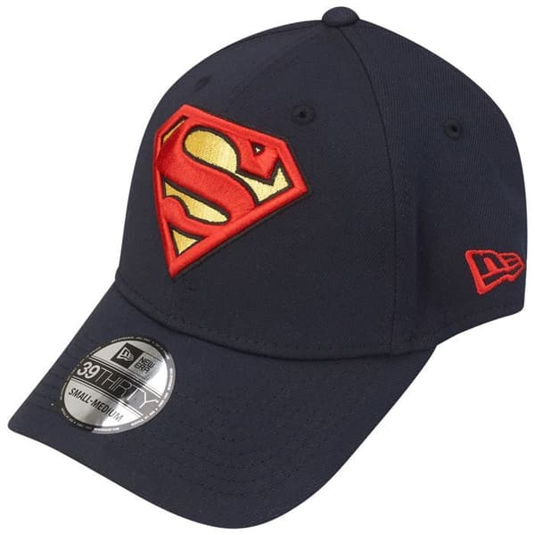New Era 39Thirty Stretch Cap - SUPERMAN navy Marin M/L