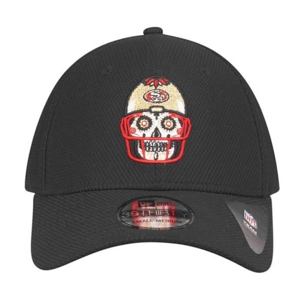New Era 39Thirty Stretch-Fit Diamond Kappa - NFL Socker Skalle San Francisco 49ers L/XL