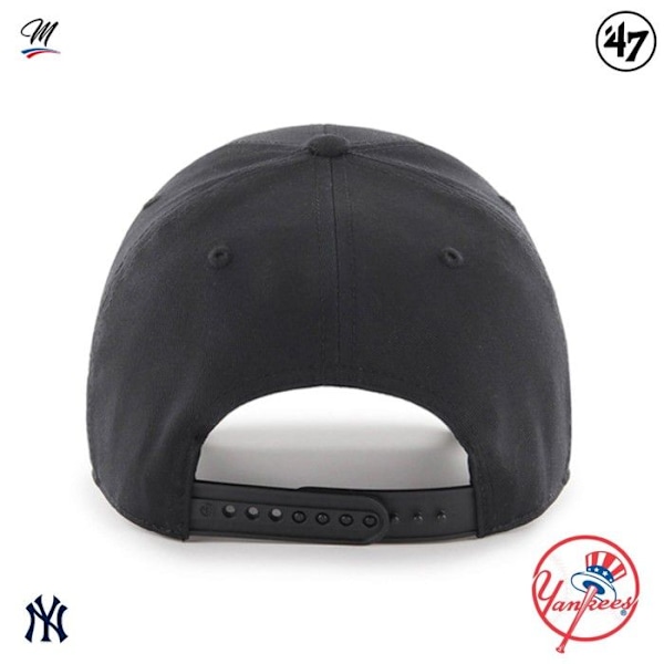 47 Brand MLB New York Yankees Kasket B-RAC17CTP-BK-OSFA, Mand, Sort, kasketter Svart