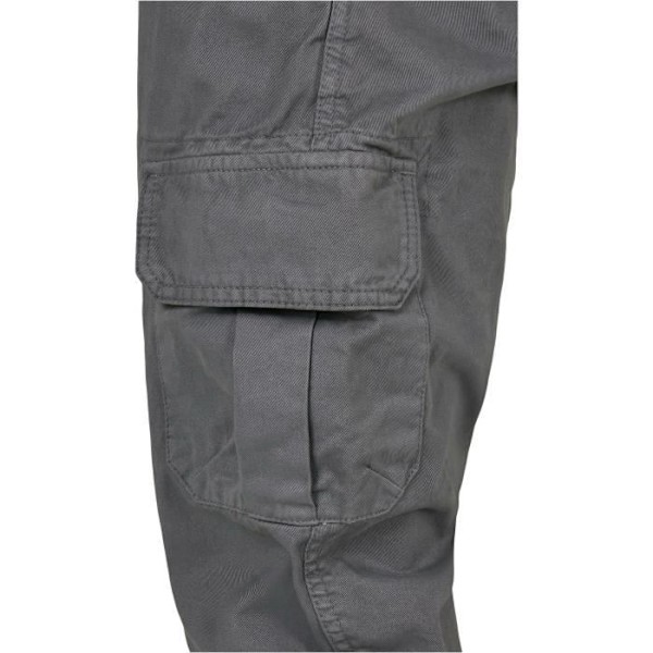 Cargobyxor - Urban Classics - Svart - XL - Herr - Mjuk bomullstwill - Dragsko Svart