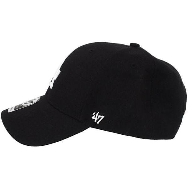 Casquette - 47 Brand - Los Angeles Dodgers - Sort - Acrylique 85% - Uld 15% - Justerbar Svart