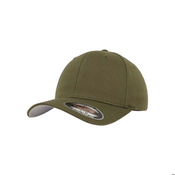 Casquette - Urban Classics - Flexfit Wooly Combed - Olivgrøn - Unisex - Efterår/Vinter olivgrön S / M