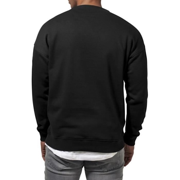 Sweat - Urban Classics - Crewneck Pullover - Svart - Långärmad - Klassisk krage Svart M
