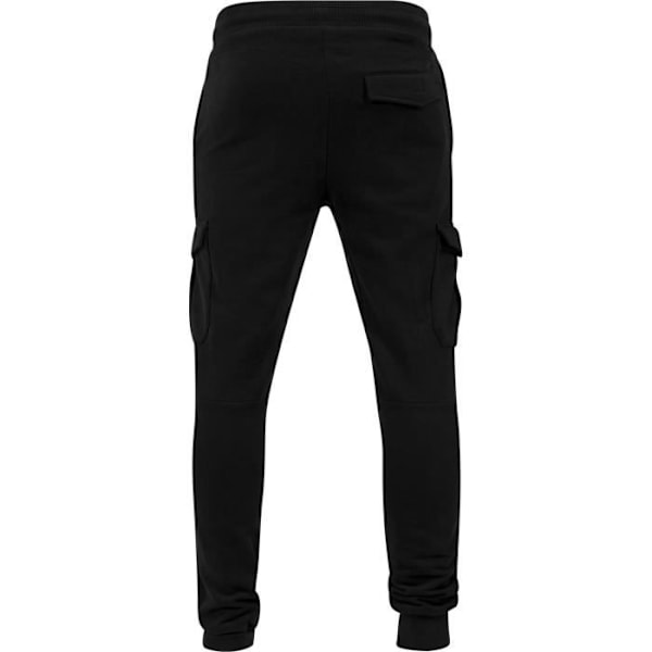 Sweatpants - Urban Classics - FITTED - Sort - Bomuld - Cargo lommer Svart XXL