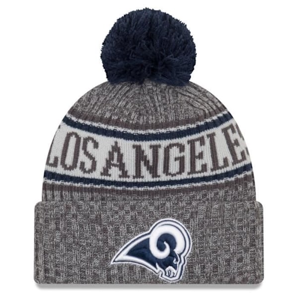 Hattu - Uusi Aika - NFL Sivureuna - Los Angeles Rams - Talvi - Fleece-vuori - 100% akryyli Grafit
