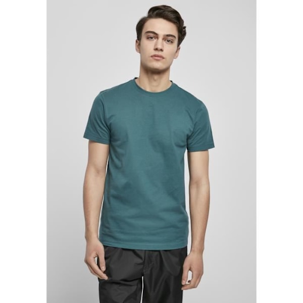 T-shirt - Urban Classics - Basic - Blågrøn - Rund hals - 100% bomuld - Tæt fitting Blå And S