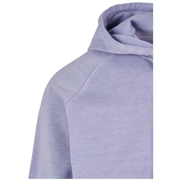 Hættetrøje - Urban Classics - Overdyed - Lys lavendel - Lange ærmer - Kængurulomme lavendelfärgad S