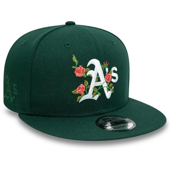 Casquette Snapback New Era 9Fifty - Oakland Athletics - Hvid/Grøn - 100% polyester Grön