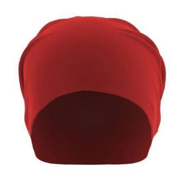 MasterDis - Lång Jersey Beanie röd