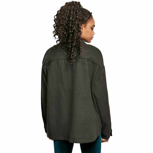 Surchemise dame - Urban Classics - Klassisk - Mørkebrun - Lange ærmer - Oversize mörkbrun XXL