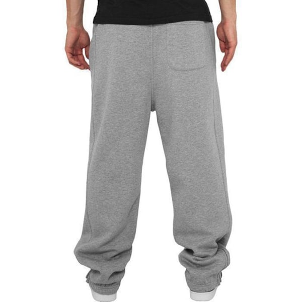 Bas de jogging - Urban Classics - Grå - 3XL - Urban Fit - Lomme med lynlås - Komfortabel Grå XXXL