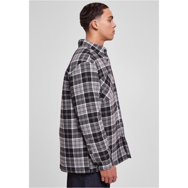 Dunvägg matelassé - Urban Classics - Ruta - Återvunnet tyg - Polyesterfoder - Oversize passform svart vit XXL