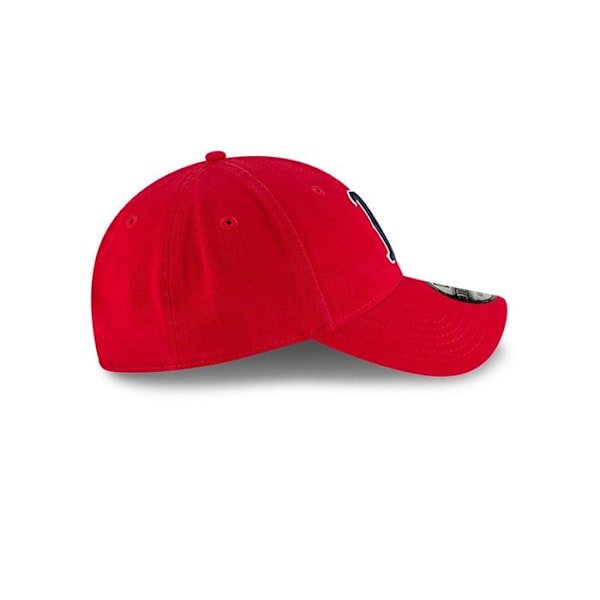 Basebollkeps - New Era - Boston Red Sox - 100% Bomull - Unisex - Justerbar Röd Unik storlek
