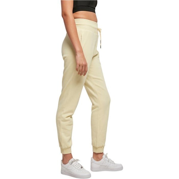 Urban Classics Damer - Økologiske Højtaljede Sweatpants Gul XS