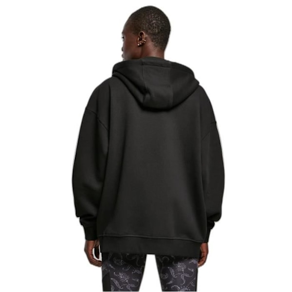 Oversize hoodie med lynlås til kvinder Urban Classics - sort - S Svart XL