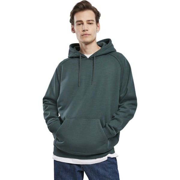 Urban Classics hoodie blank grön flaska M