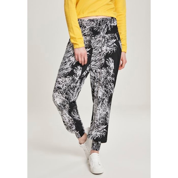 Damernastights i stora storlekar - Urban Classic - Sarong - Svart - Hög midja - Lössnitt svart/benvit XXXXL