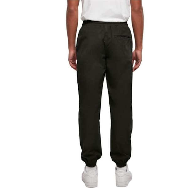 Joggingbyxor i bomullstwill - Urban Classics - Herr - Svart - Fitness - Inomhus Svart S