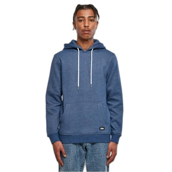 Urban Classics Basic Melange huppari - sininen - M Blå M