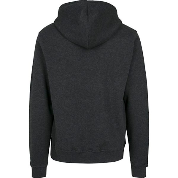 Huvtröja - Urban Classic - Basic Terry - Grå - Långa ärmar - Kängurufickor mörkbrun M