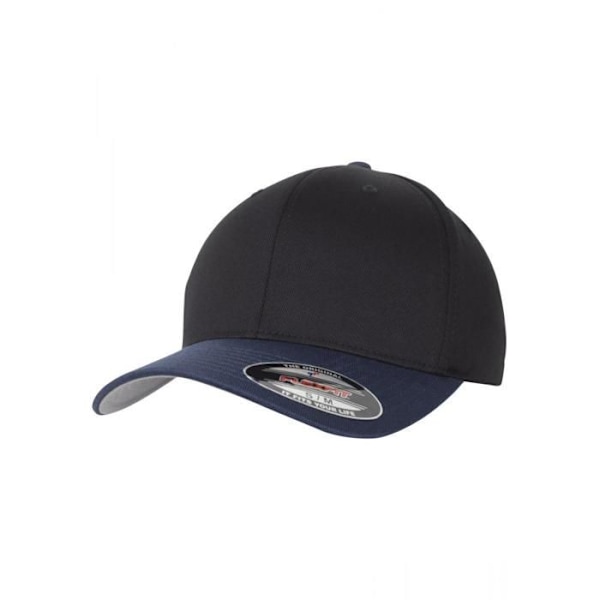 Baseball cap - Flexfit - WOOLY COMBED - Sort / marine - Unisex - Forår / Sommer Sort / marine S / M