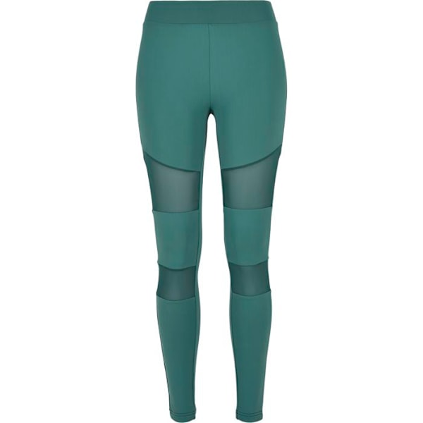Leggings til kvinder - URBAN CLASSICS - Tech Mesh - Grøn - Optimal komfort - Bevægelighedsfrihed grön S