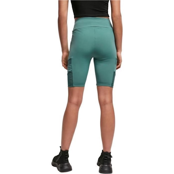 Urheilusurffihousut naisille - Urban Classics - Tech Mesh - Korkea vyötärö - Vihreä Grön XL