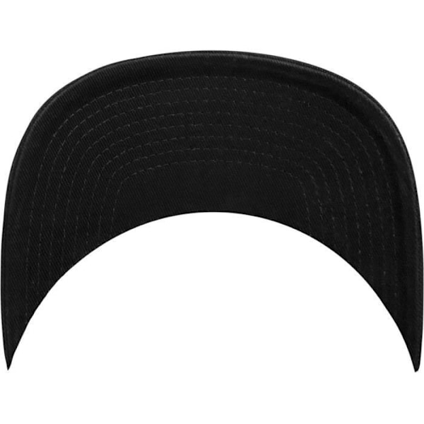 Keps Curved Cap - Flexfit - BORSTAD BOMULL - 100% bomull - One size - Svart svart
