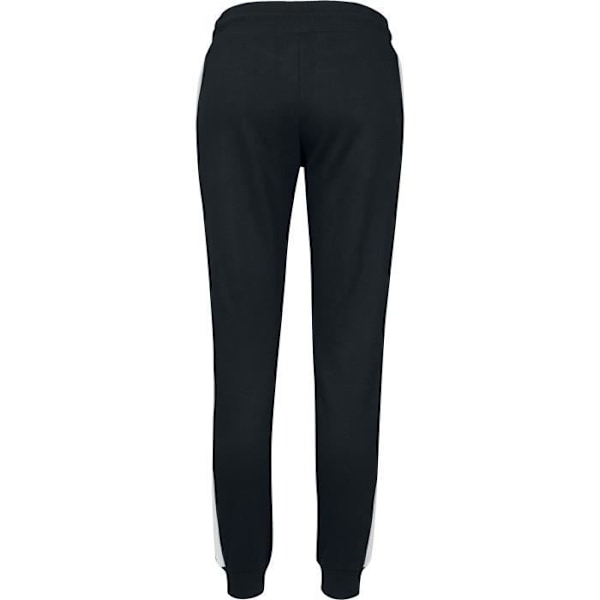 Joggingbukser - Urban Classics - College Contrast - Sort/hvid - 63% Bomuld - Størrelse XS Svart vit S