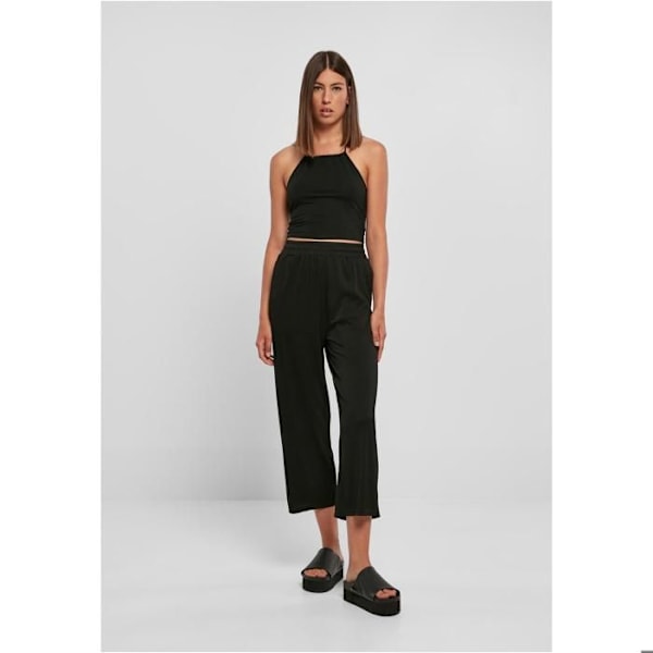 Jupe-culotte - Urban Classics - Interlock - Côtelé - 7/8 - Lommer svart XXXXXL
