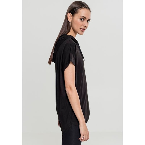 Sweatshirt - Urban Classic - Basic - Musta - Pitkät hihat - Huppukaulus sort L