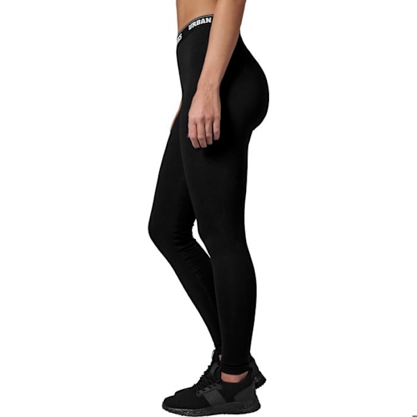 Leggings til kvinder - Urban Classic - Tætsiddende - Sort - 95% Bomuld - Standard størrelse sort XL