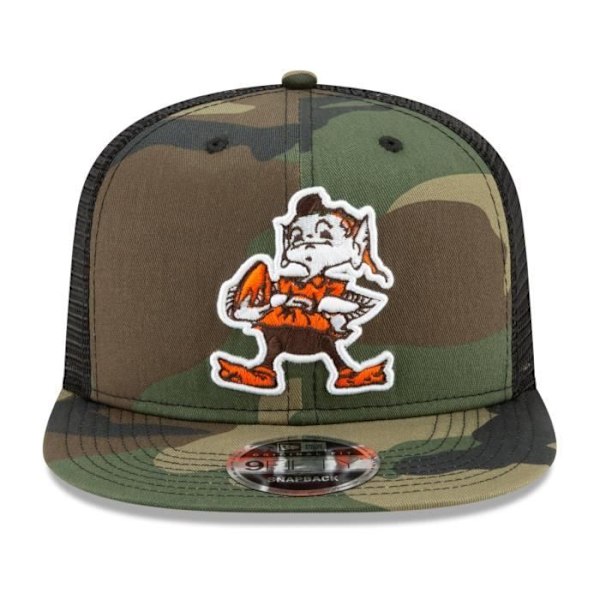 Throwback Cleveland Browns Mesh 9Fifty Snapback Cap trädbit