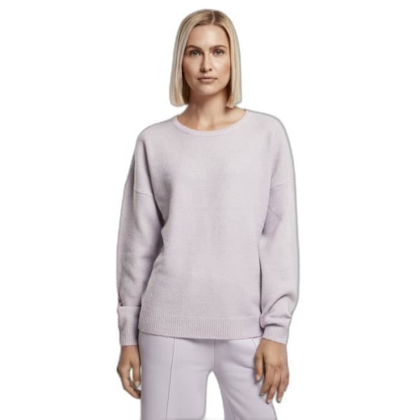 Pull kvinde - Urban Classics - Chunky Fluffy - Violet - Oversize - Bådudskæring Lila S