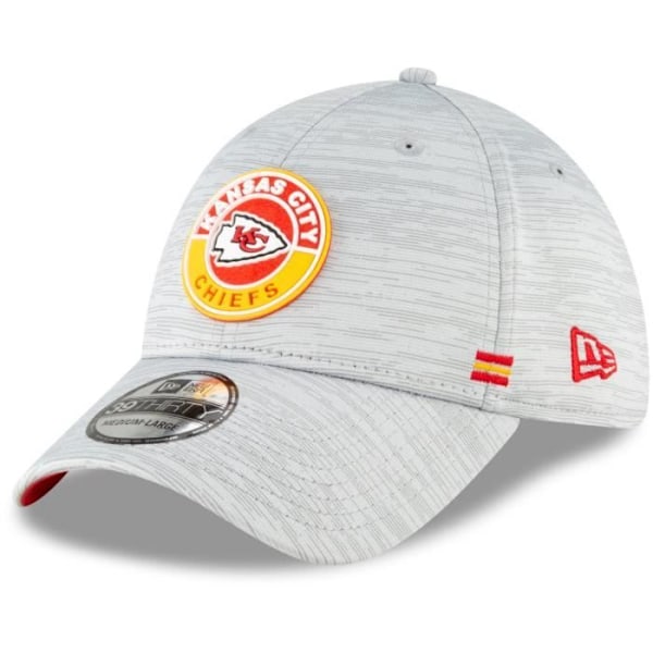 New Era 39Thirty venyvä lippis - NFL SIDELINE 2020 - Kansas City Chiefs - Harmaa Kansas City Chiefs S / M