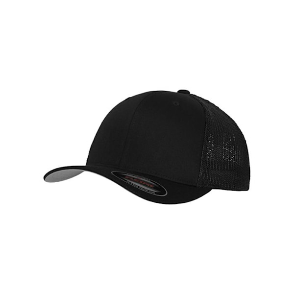 Trucker Cap - Flexfit - Komfort - 6 Paneler - Bomuld og Polyester - Unisex Marine blå S / M