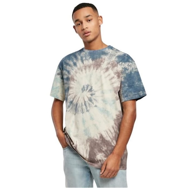 T-paita Urban Classics Oversize Tie Dye - valkoinen - XXL Vit XXL