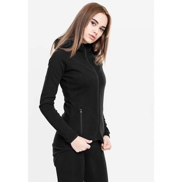 Hoody - Urban Classics - ATHLETIC INTERLOCK - Sort - Lange ærmer - Hættekrave sort S