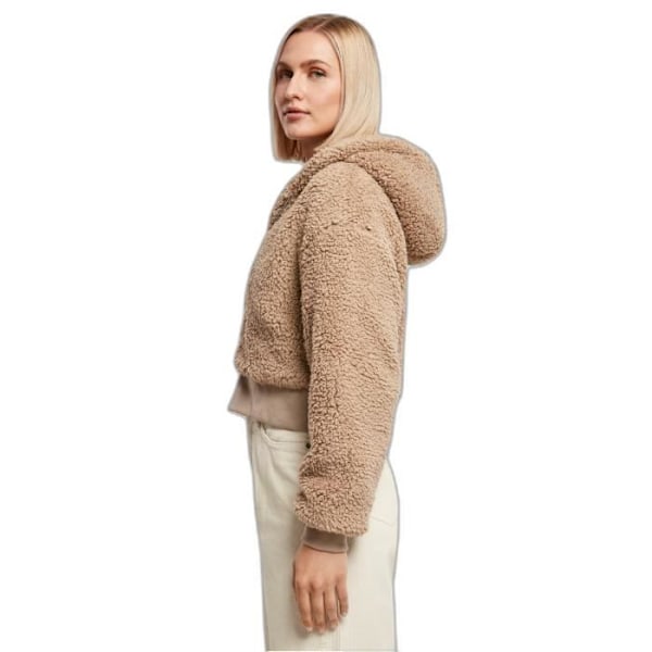 Lyhyt takki naisille Urban Classics Oversized Sherpa GT - ruskea - XXL kastanj XXL