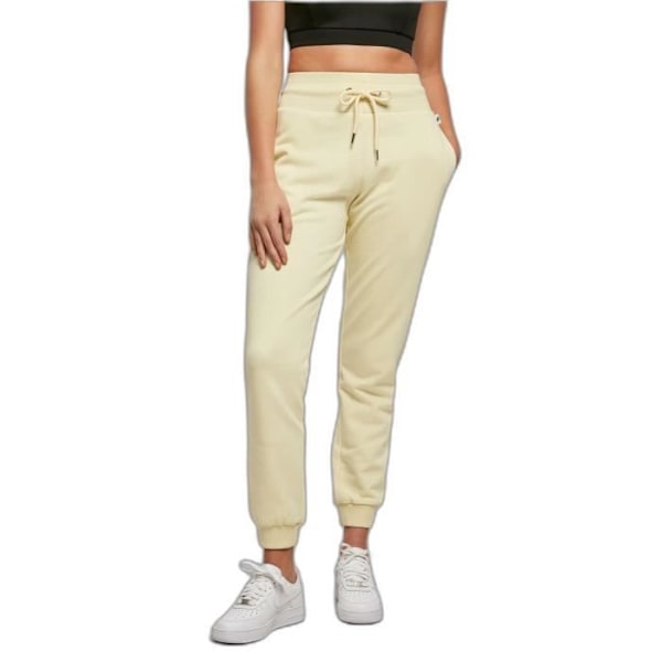 Joggingbyxor - Urban Classics - GT - Ekologisk bomull - Hög midja - 5XL - Gul Gul XXXXL