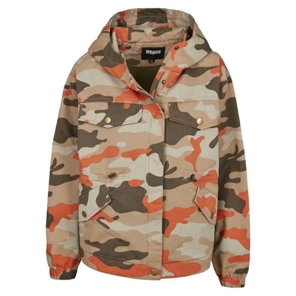 Urban Classics oversized parkas för kvinnor Kamouflage jag